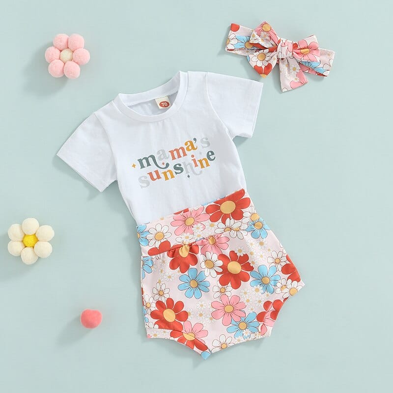Mama Sunshine Baby Girl Outfit - Image 5