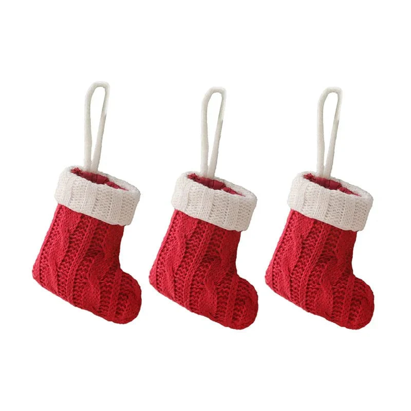 Mini Christmas Stocking Utensil Holders - Image 11