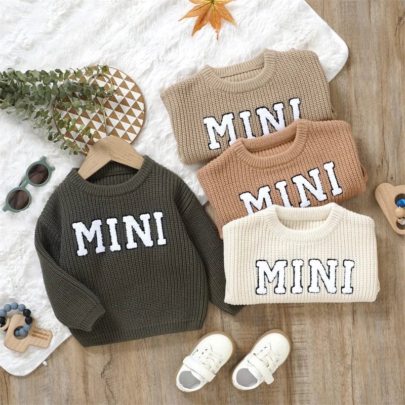 Mini Embroidery Knit Sweater - Image 2