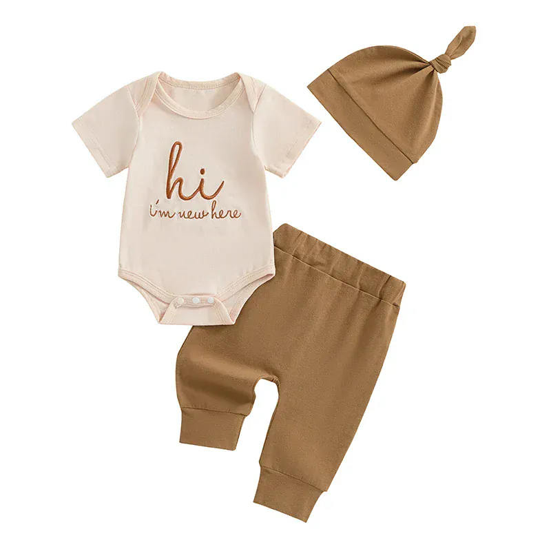 Newborn Baby 3-Piece Outfit Set - Image 12