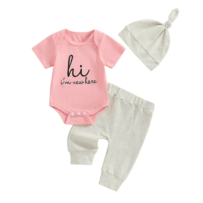 Newborn Baby 3-Piece Outfit Set - Image 14