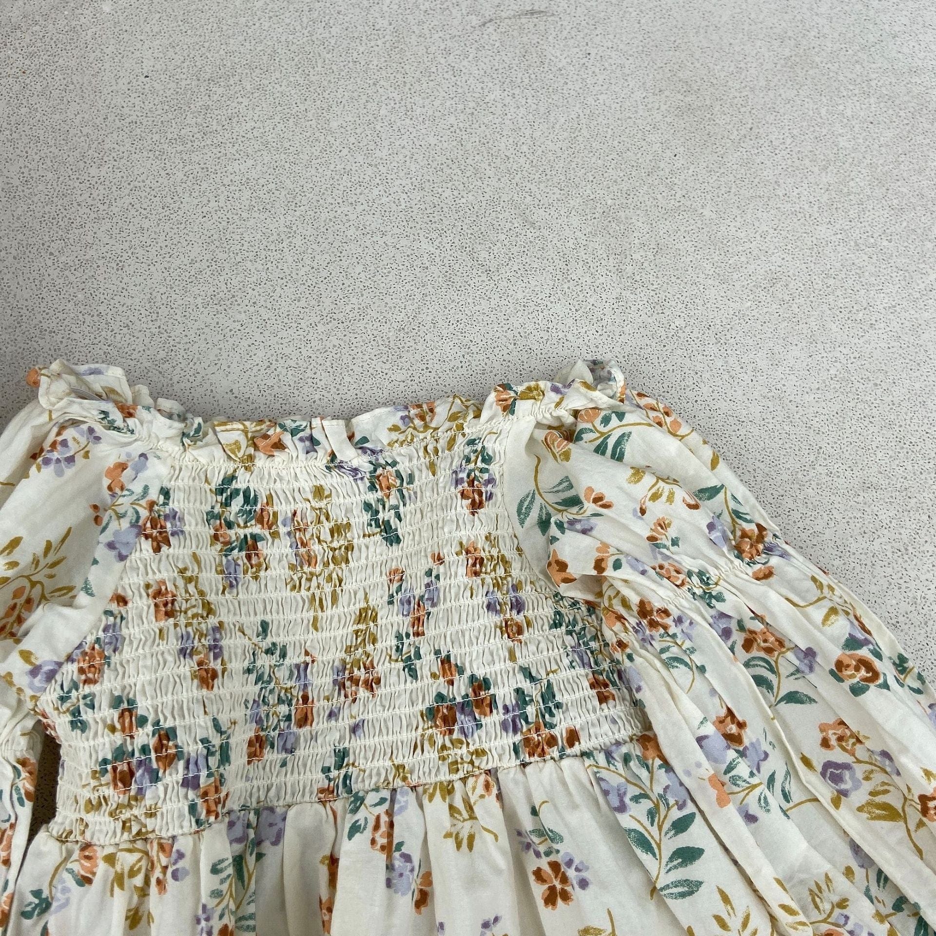 Off Shoulder Floral Print Dress - Image 3