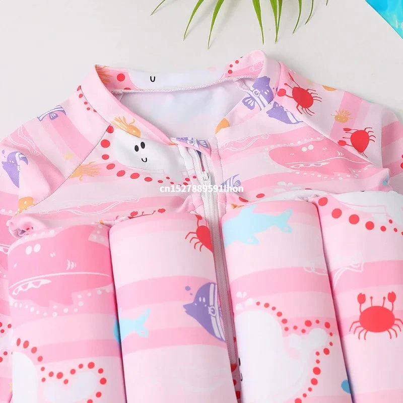 One-Piece Floatable Kids Swimsuit - Image 6
