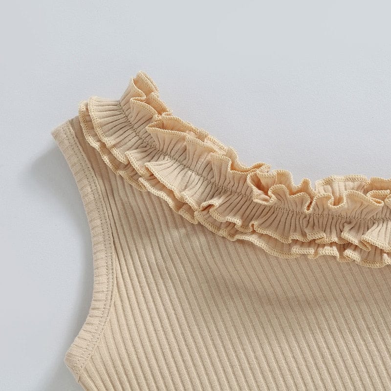 One Shoulder Top and Skirt Set - Image 6