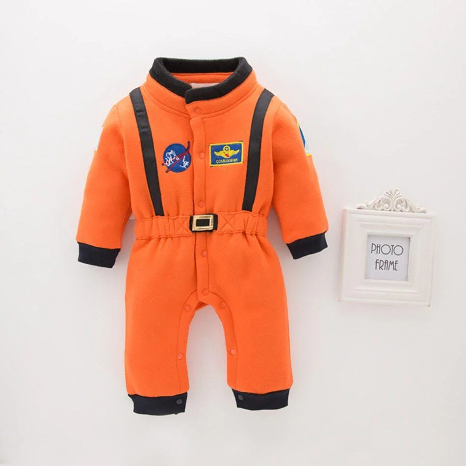 Orange Astronaut Jumpsuit - Image 2