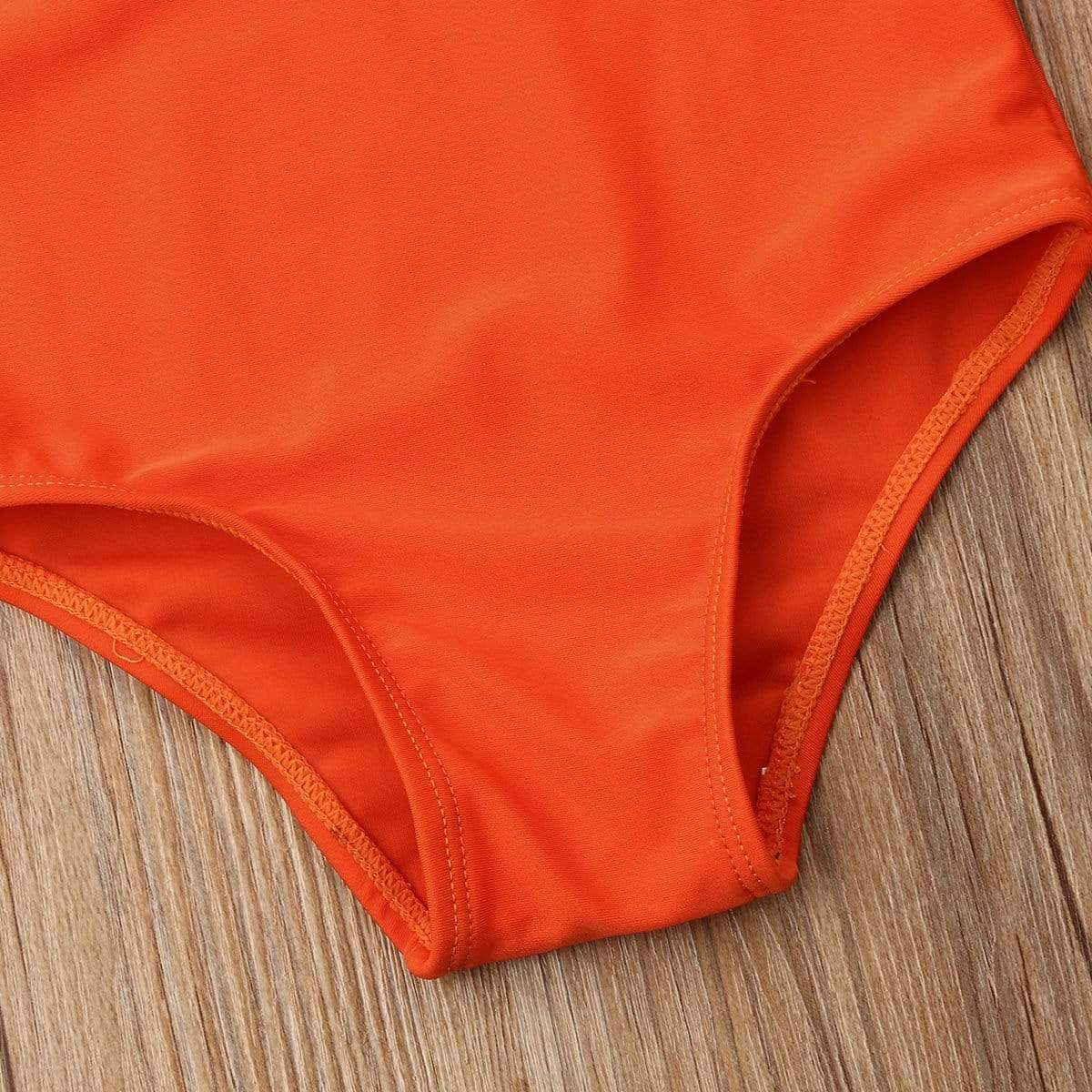 Orange One Piece Swimsuit - Image 5