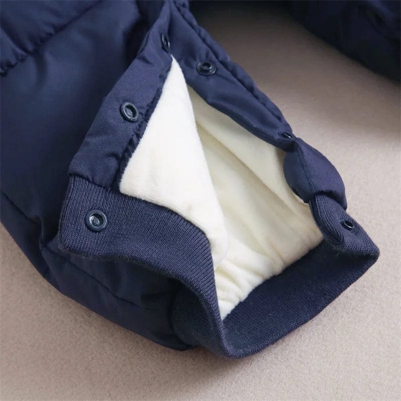 Baby Winter Hooded Romper - Image 4
