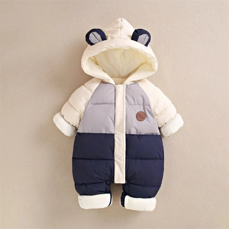 Baby Winter Hooded Romper - Image 6