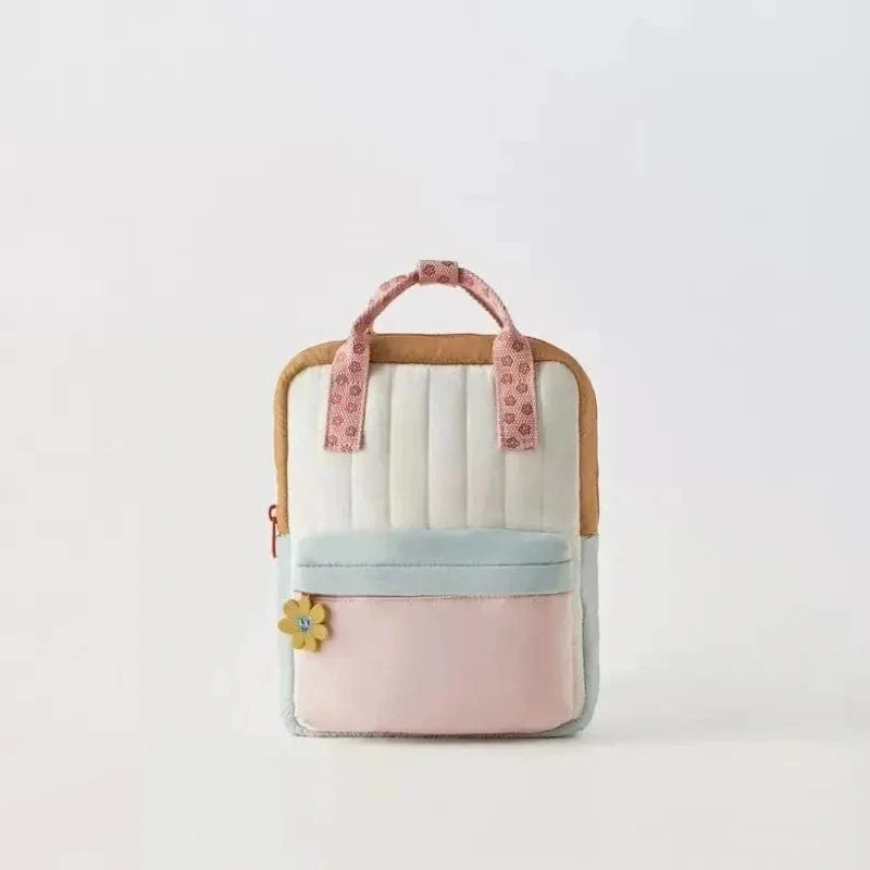Pastel Floral Print Backpack - Image 2