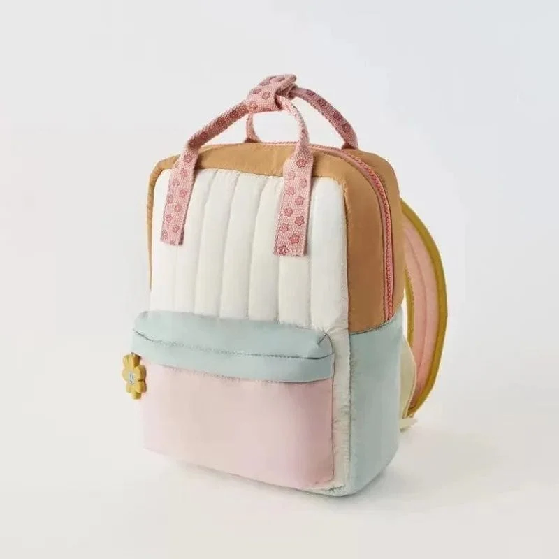 Pastel Floral Print Backpack - Image 3