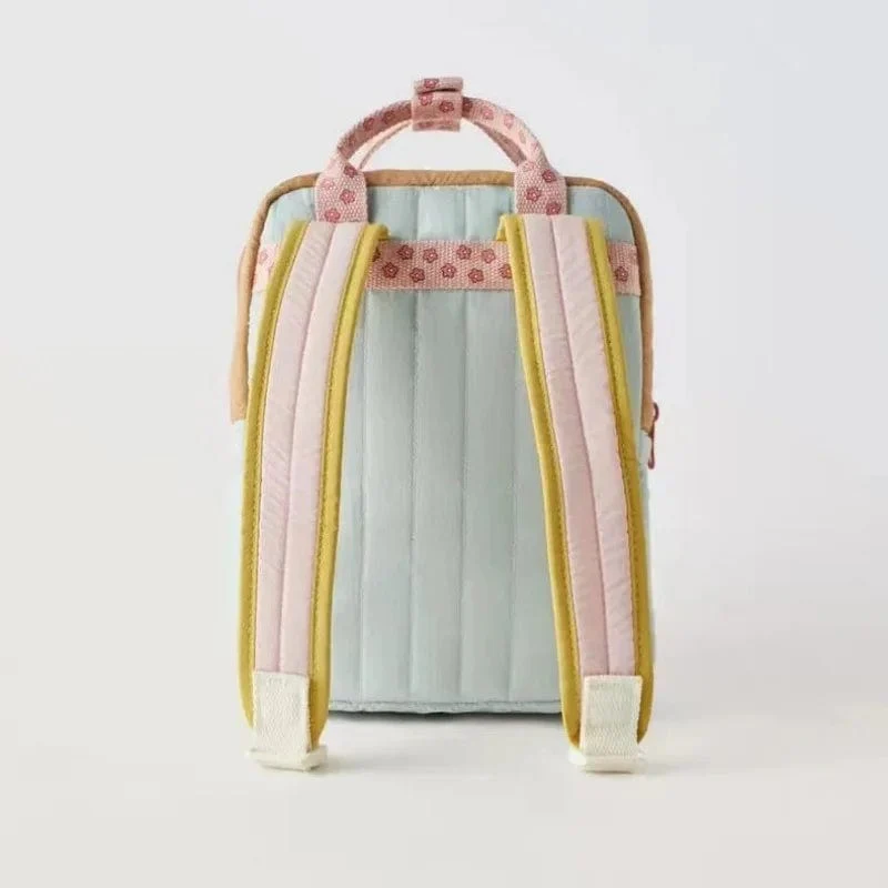 Pastel Floral Print Backpack - Image 5