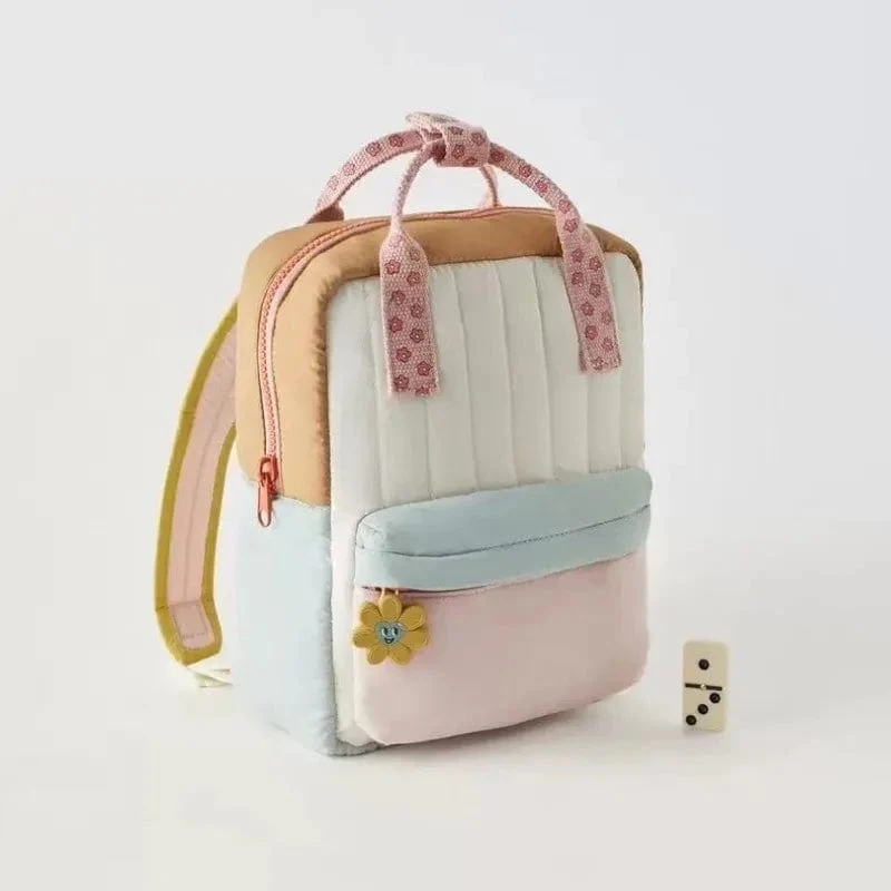 Pastel Floral Print Backpack - Image 6