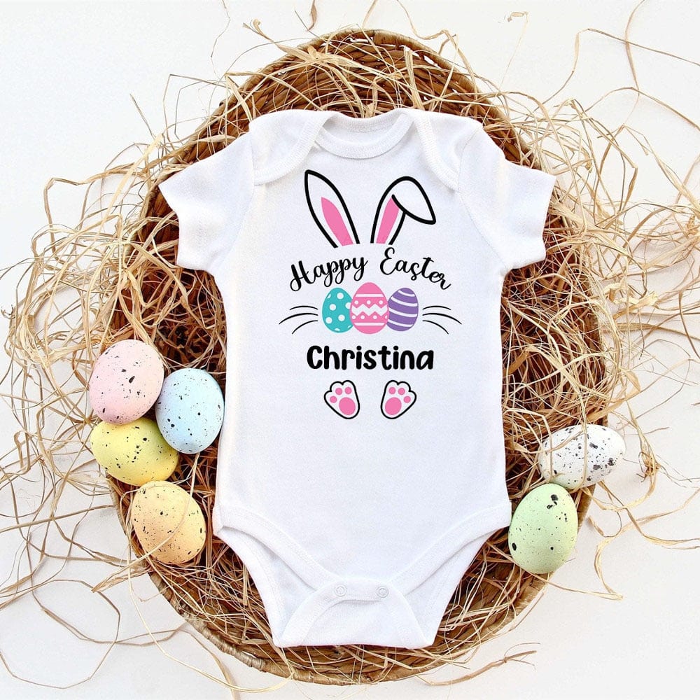 Personalised 1st Easter Baby Bodysuit - Image 6