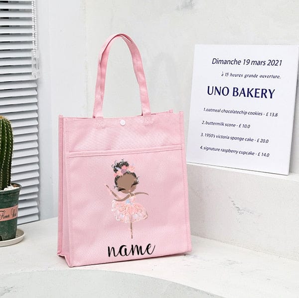 Personalized Girl Dance Tote Bag - Image 2