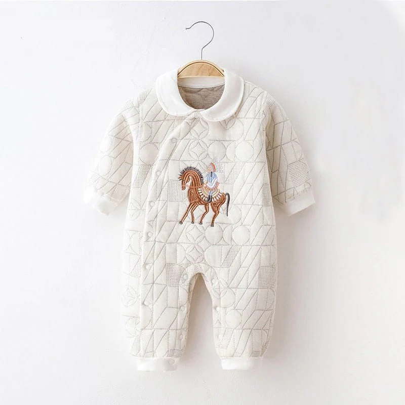 Peter Pan Collar Baby Growsuit - Image 2
