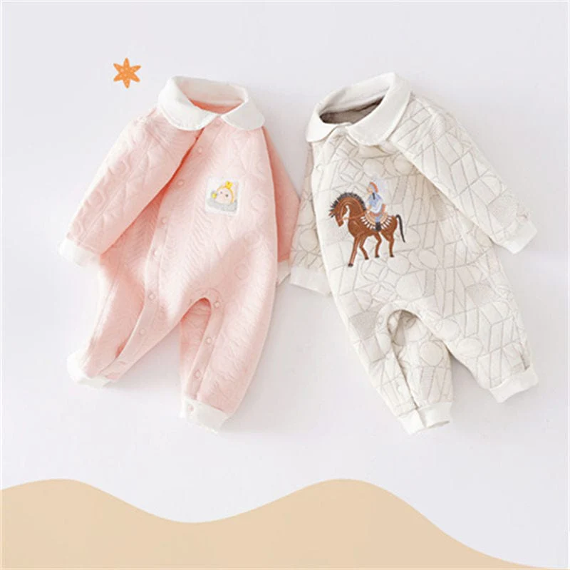Peter Pan Collar Baby Growsuit - Image 5