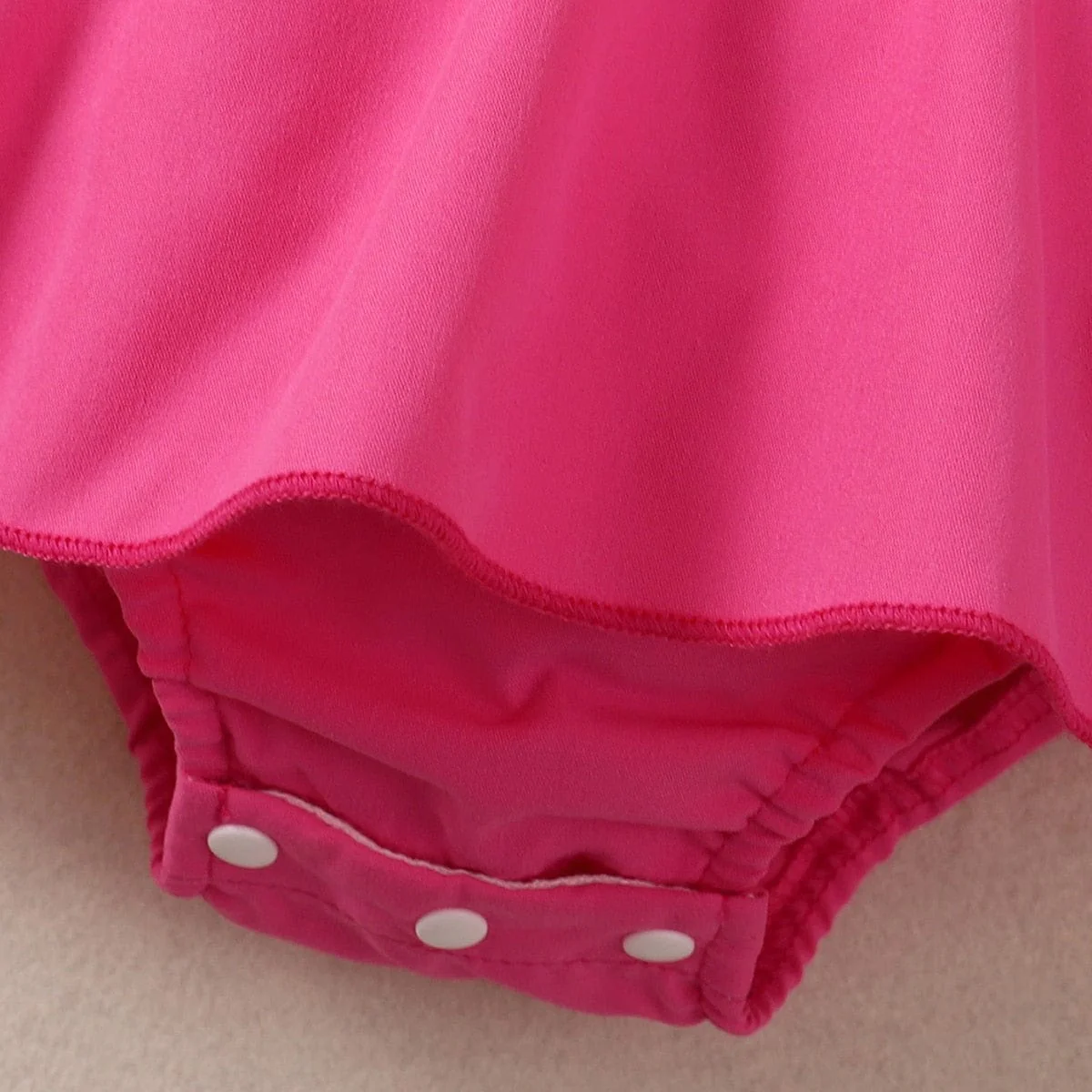 Pink Baby Romper with Headband - Image 3