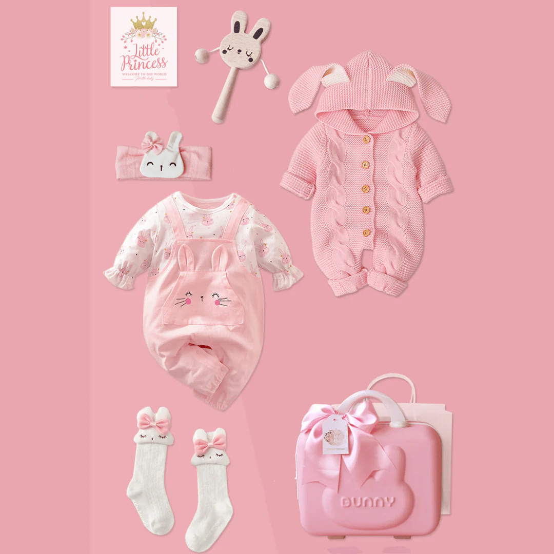 Pink Bunny Baby Gift Set - Image 7