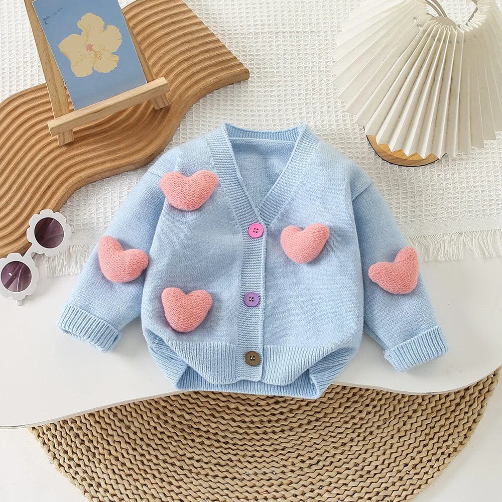 Pink Heart Cardigan and Tulle Skirt Set - Image 7
