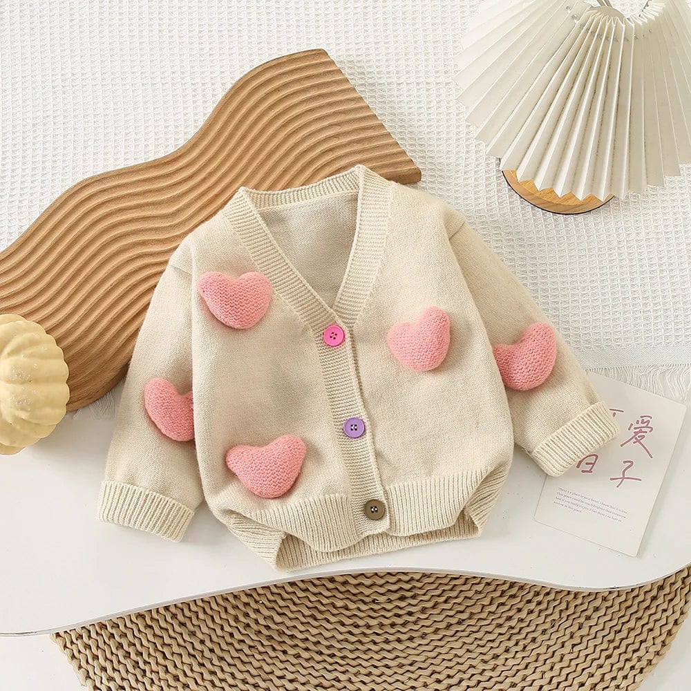 Pink Heart Cardigan and Tulle Skirt Set - Image 9