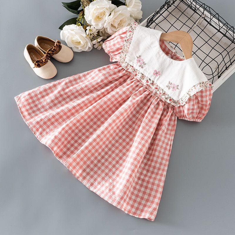 Pink Plaid Dress - Image 2