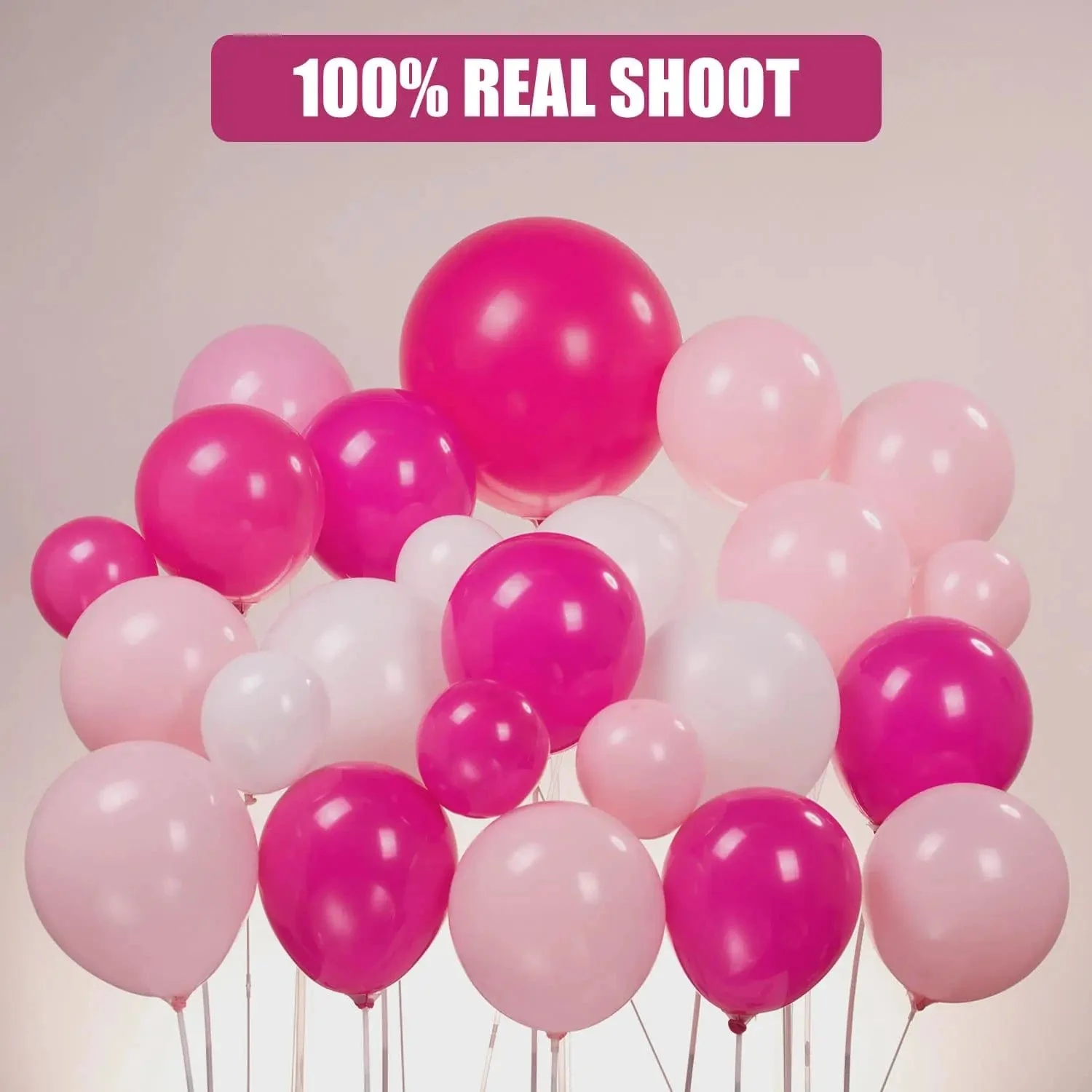 Pink Rose Disco Balloon Arch Kit - Image 6