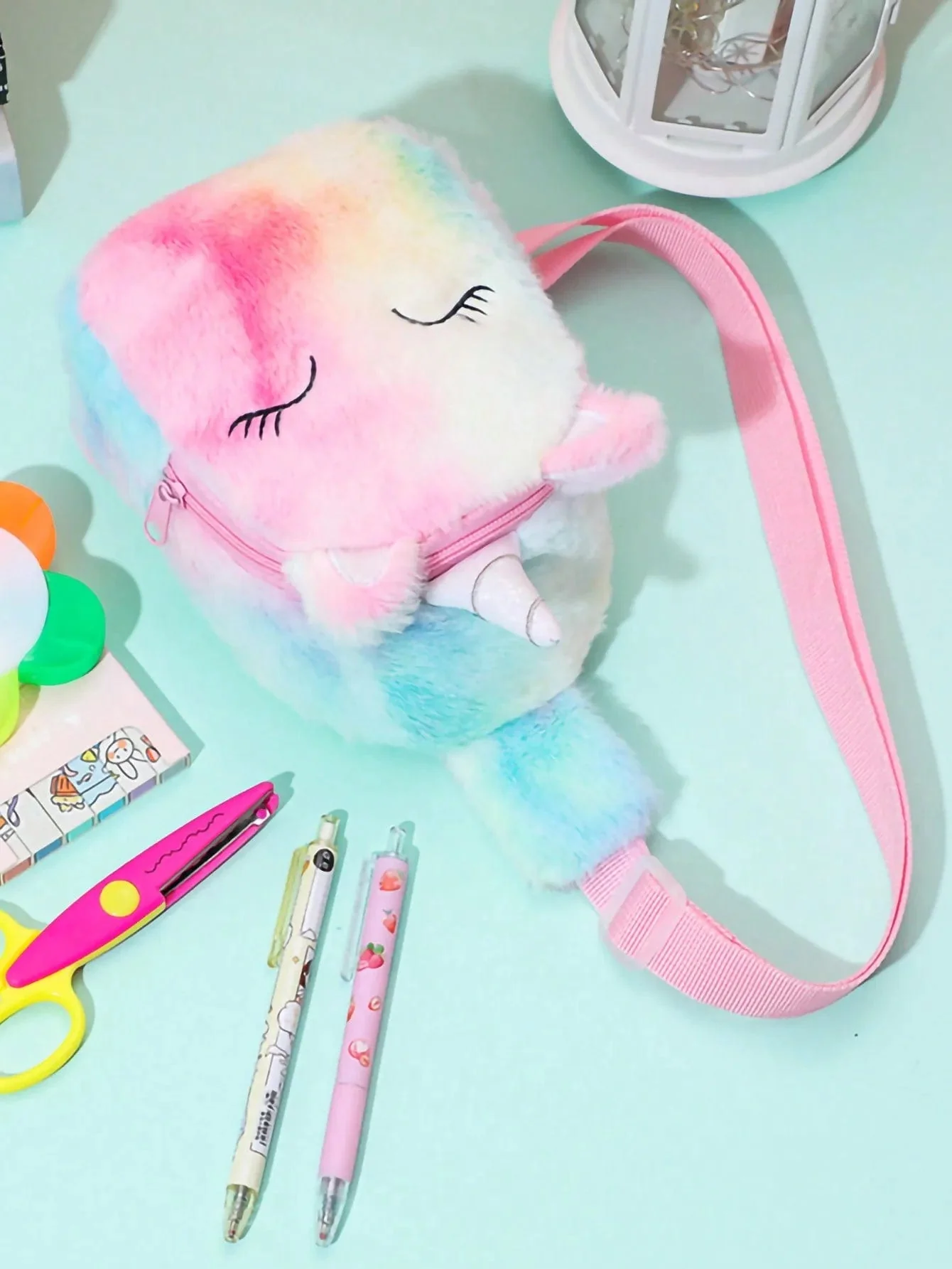 Plush Unicorn Children Backpack - Image 4