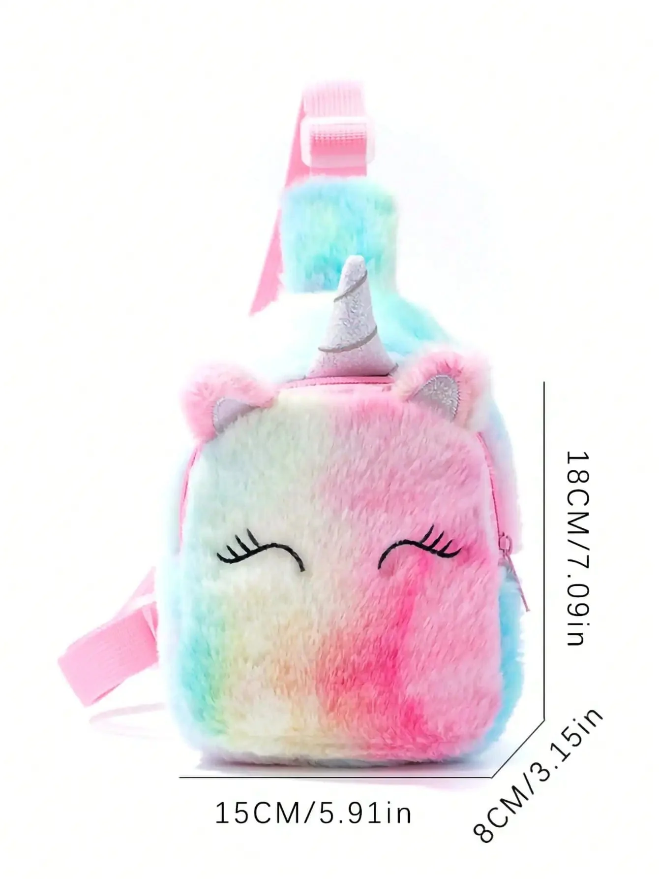 Plush Unicorn Children Backpack - Image 5