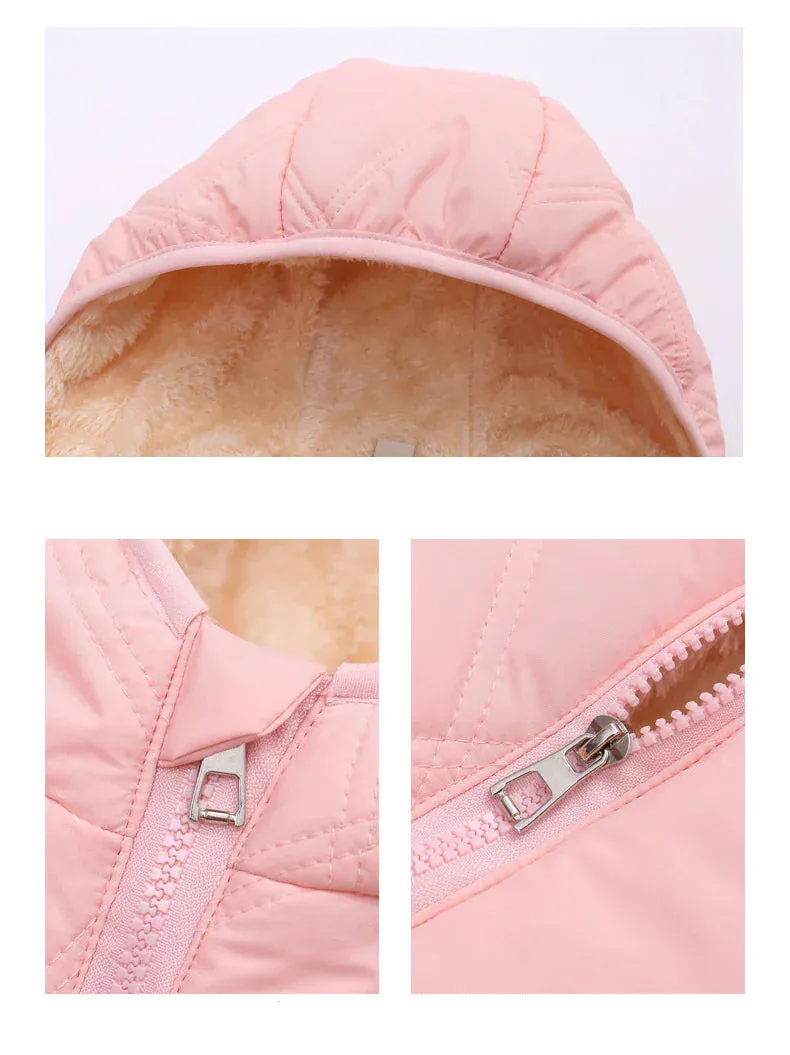 Plush Velvet Lined Winter Puffer Jacket for Kids - Image 29