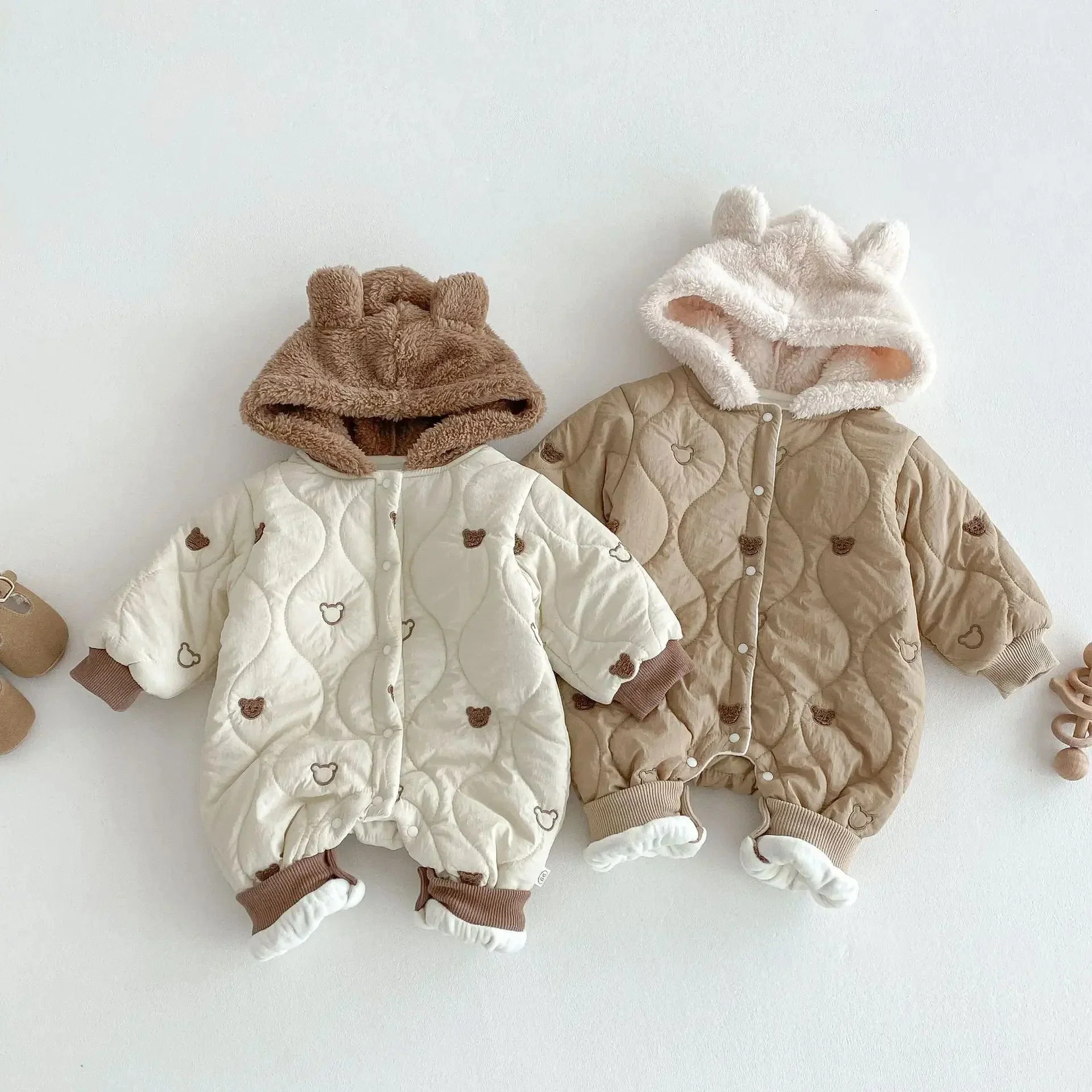 Plush Warm Winter Jumpsuit - Image 2