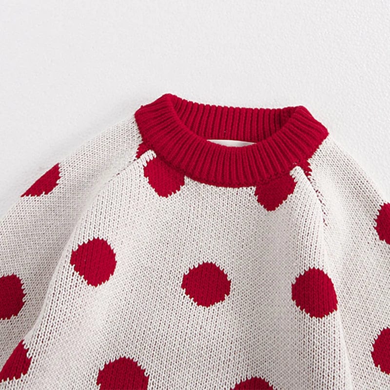 Baby Polka Dot Sweater - Image 6