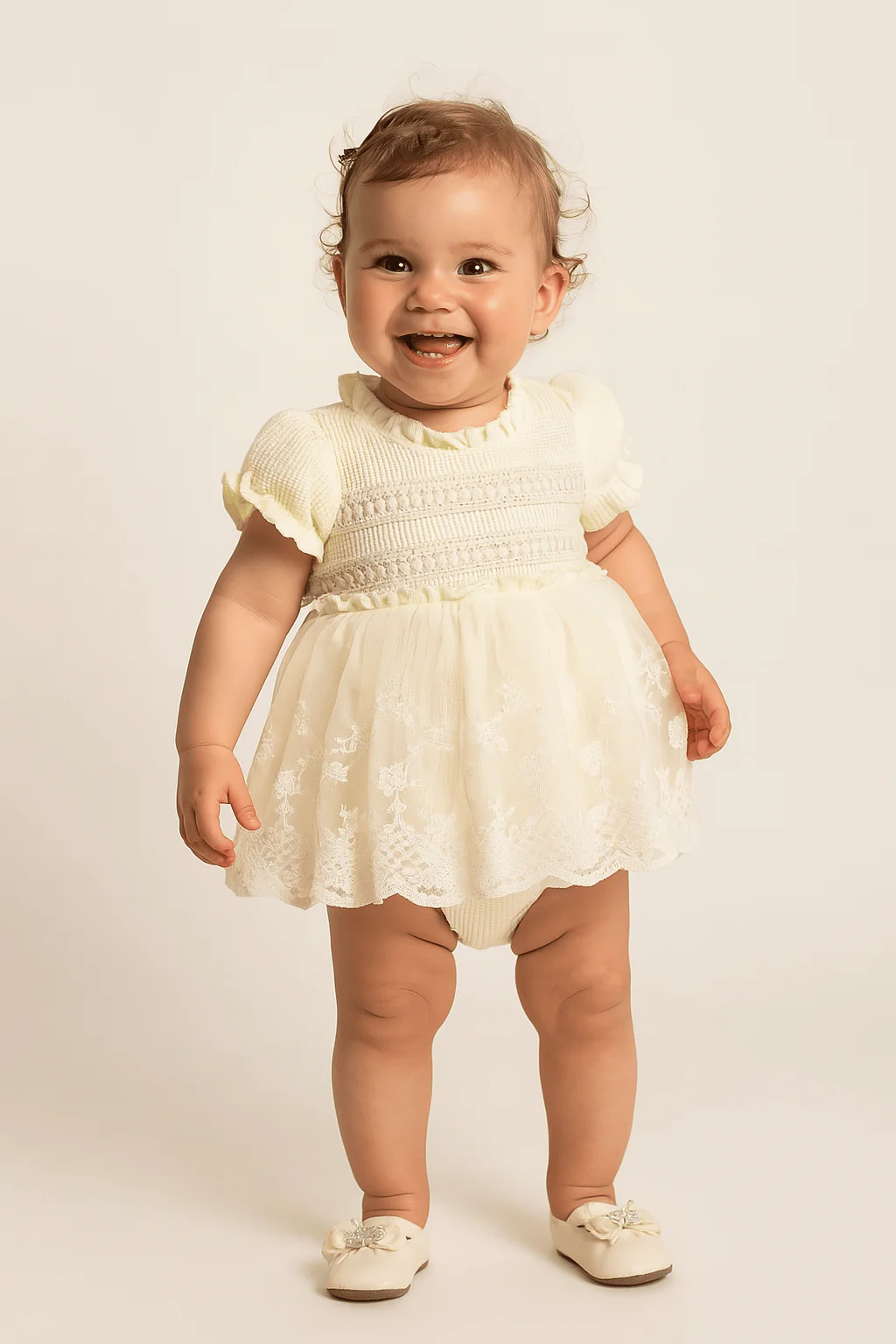 Princess Baby Girl Tutu Lace Bodysuit - Image 10