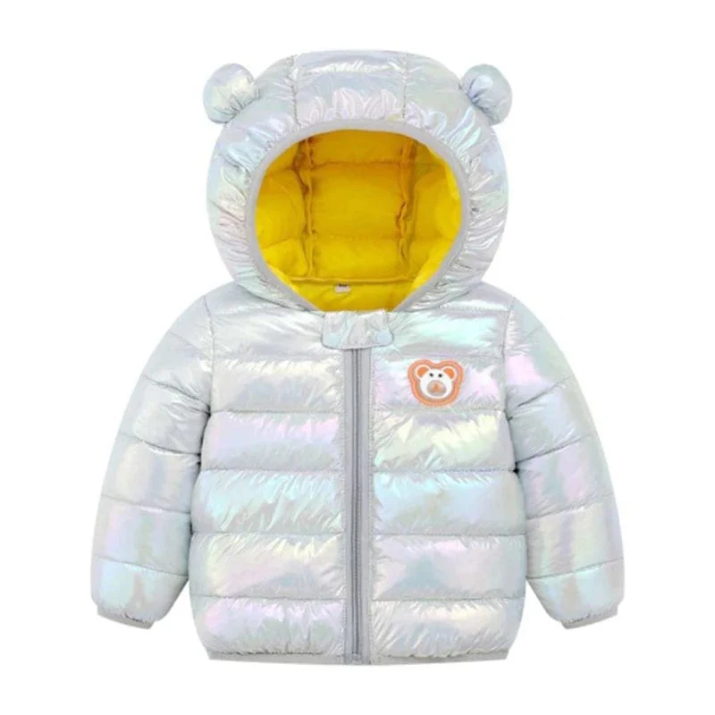 Puffer Jacket with Bear Ears - Image 7