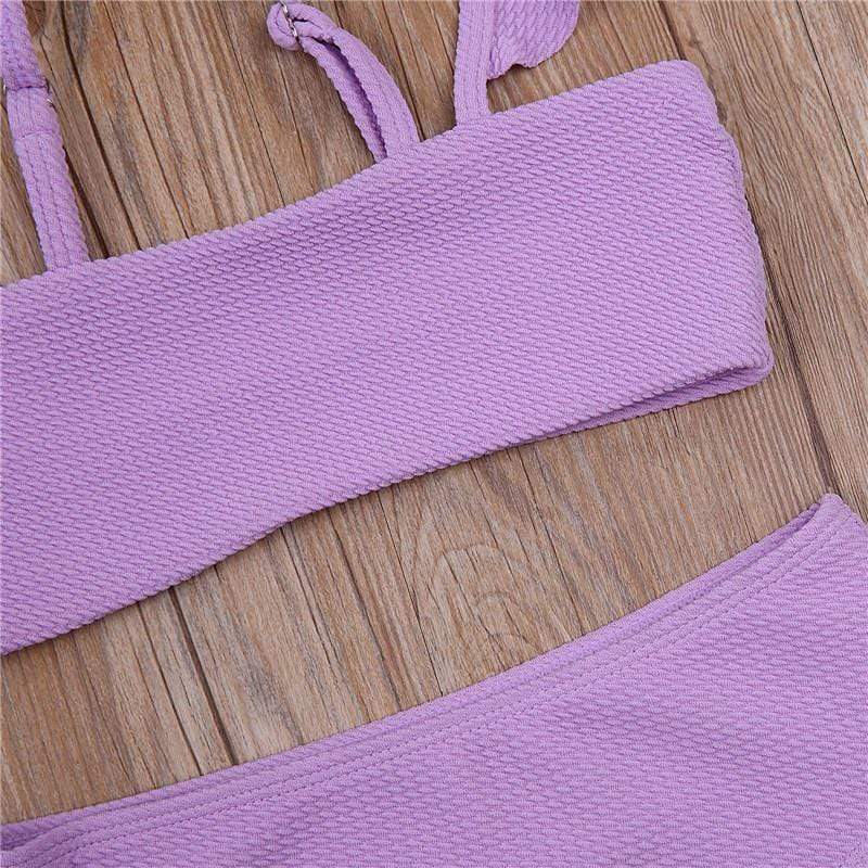 Purple Ruffle Swimsuit - Image 5