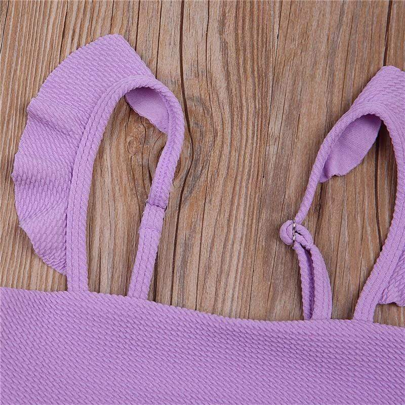 Purple Ruffle Swimsuit - Image 7