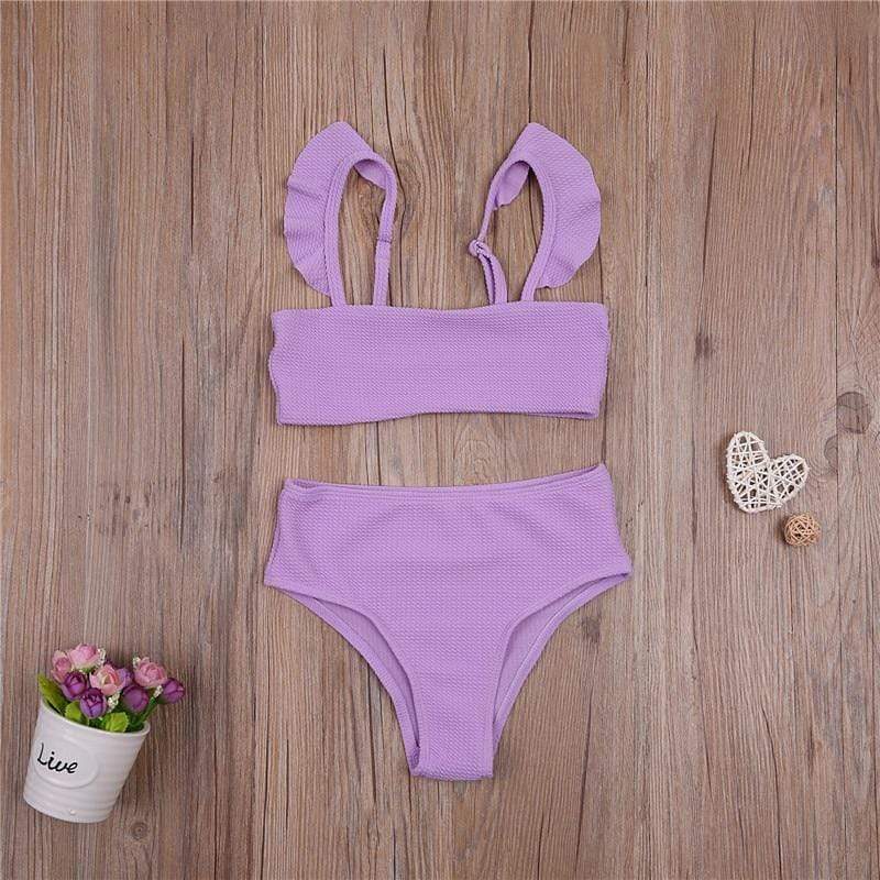 Purple Ruffle Swimsuit - Image 8