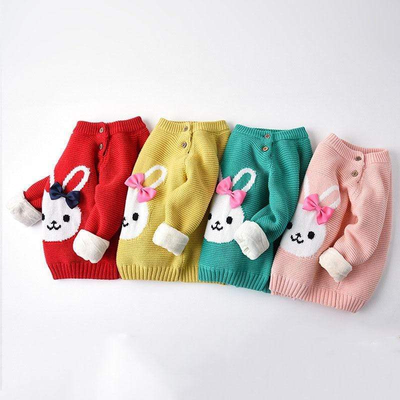 Bunny Embroidery Sweater - Image 4