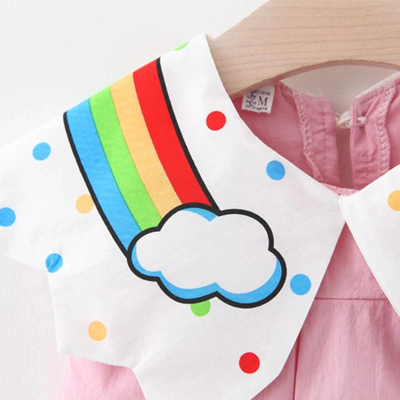 Rainbow Sleeveless Dress - Image 5