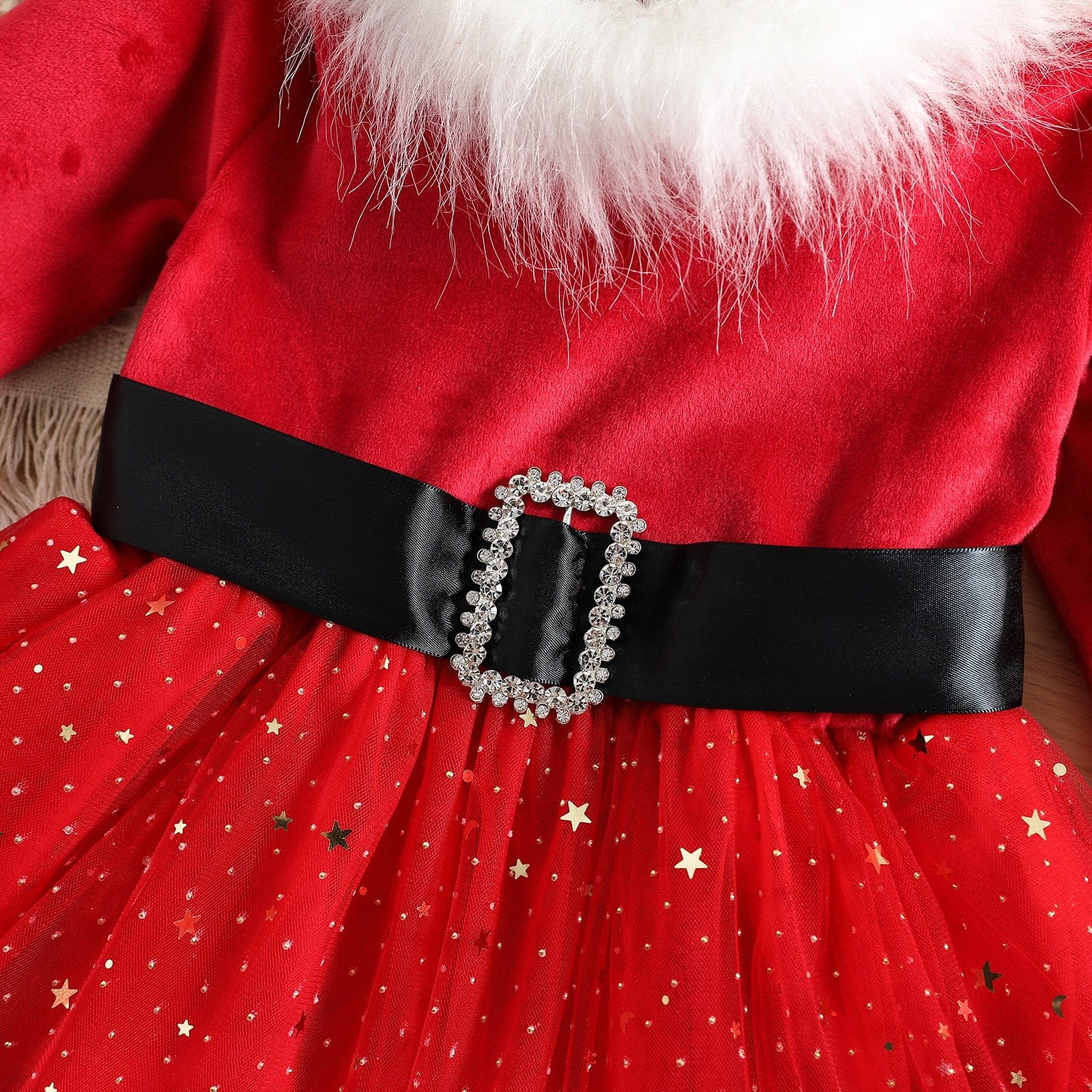 Red Christmas Santa Claus Dress - Image 6