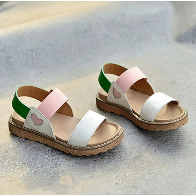 Red Strap Girls Sandals - Image 8