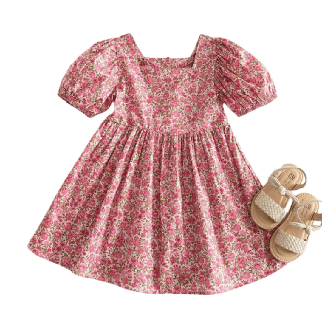 Red Summer Dress for Girls - Image 2