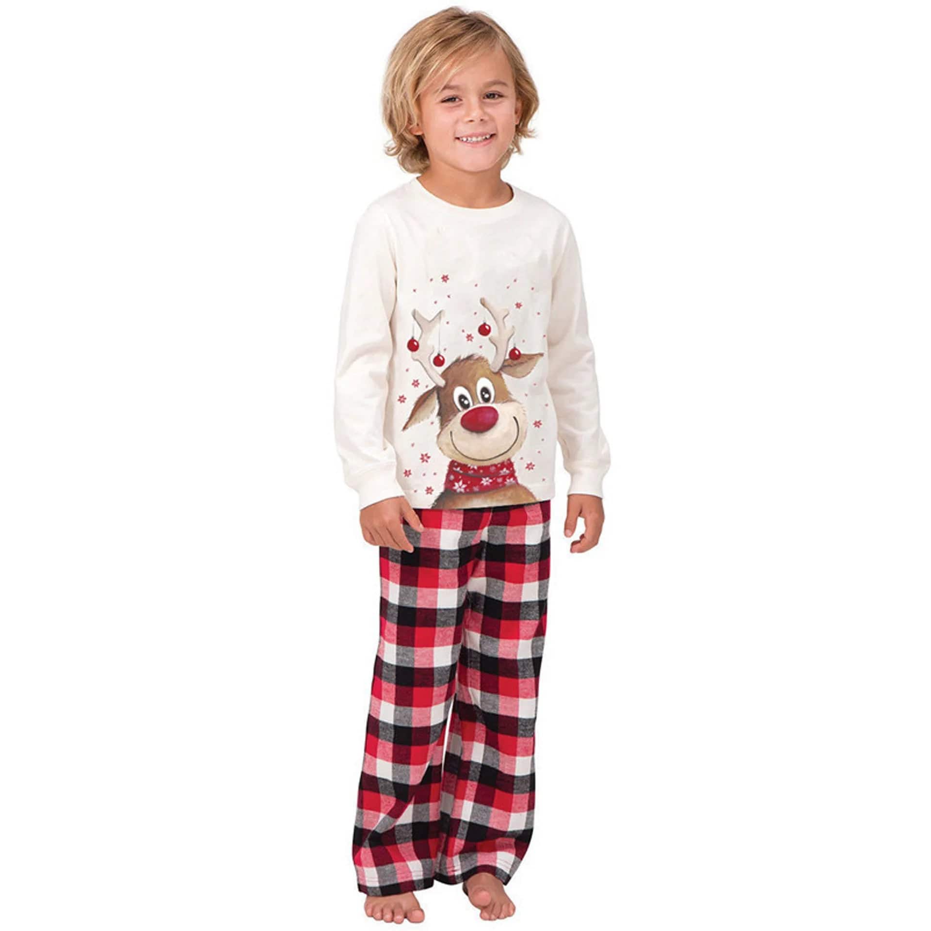 Reindeer Family Matching Christmas Pajamas Set - Image 4