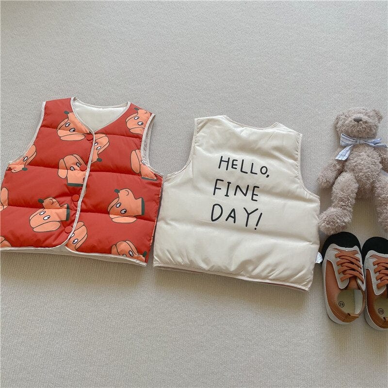 Reversible Puffer Vest - Image 10