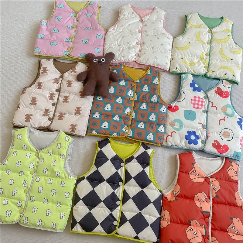 Reversible Puffer Vest - Image 11