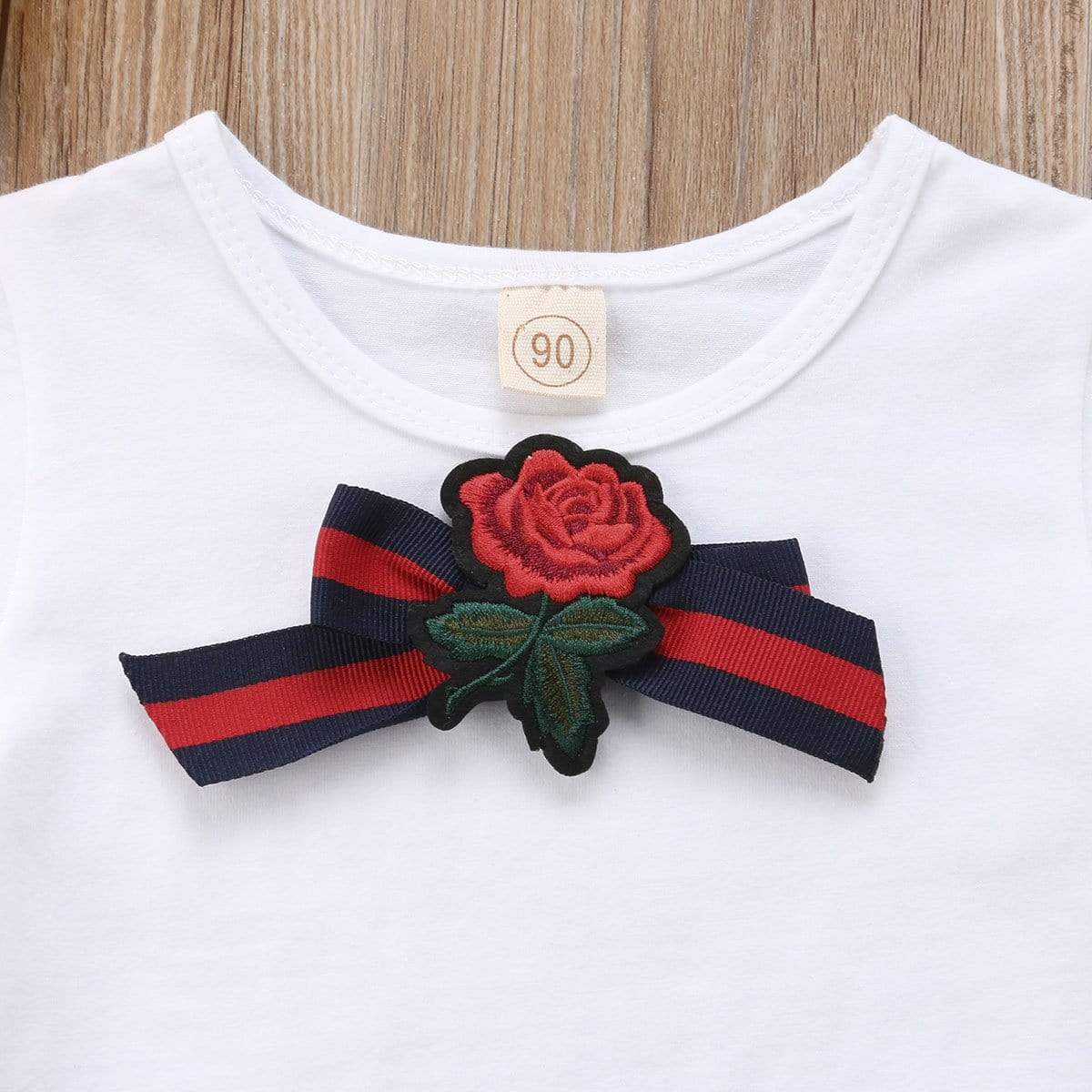 Rose Top Skirt Outfit - Image 5