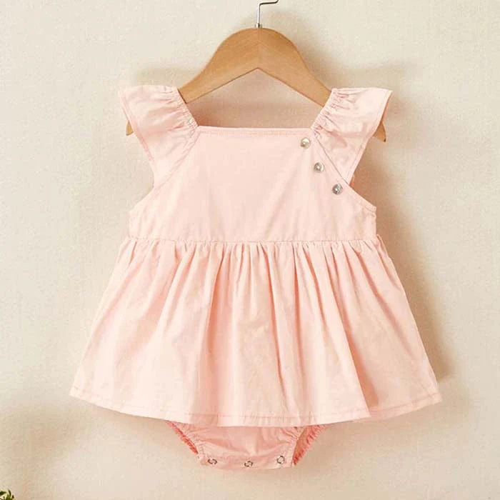 Ruffle Strap Baby Jumpsuit - Image 7