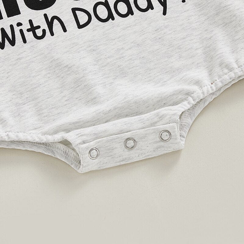 Rugby With Daddy Baby Romper - Image 7