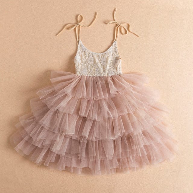 Rustic Tulle Dress - Image 4