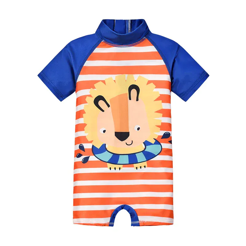 Short Sleeved Rash Guard Swimwear - Image 21