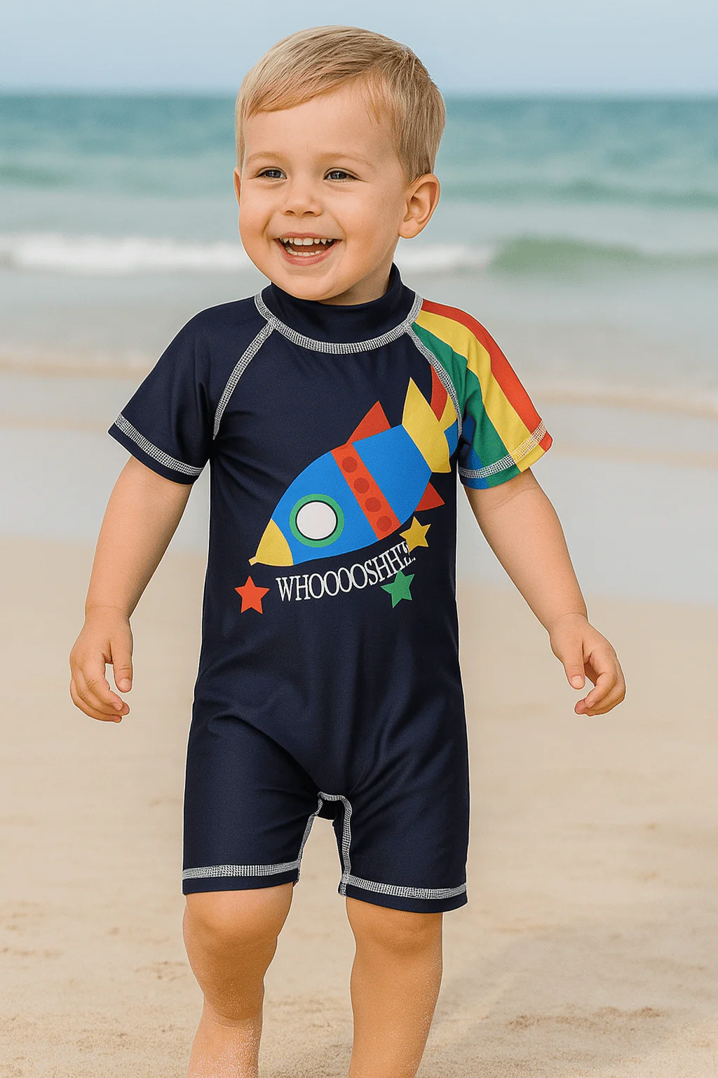 Short Sleeved Rash Guard Swimwear - Image 8